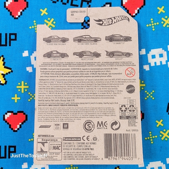 Hot Wheels Orange & Blue Series 1/6 70 Dodge Hemi Challenger GRR35 1:64 NOC - Picture 2 of 5